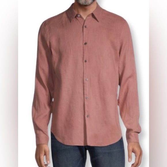 Theyskens' Theory Other - Theory Burlwood Mens Linen Shirt Sz L
